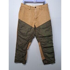 Vintage Saftbak Upland Hunting Pants 32x28 Tan Olive Briar Proof Made in USA